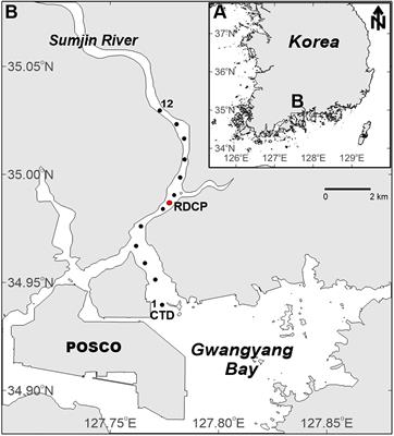 Fortnightly variability of horizontal salinity gradient affects exchange flow in the Sumjin River estuary